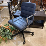 Bernhardt Design Duet Task Conference Chair OFFICE CHAIRS Blue 22w22d36h
