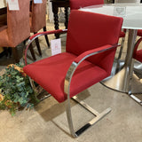 Knoll Brno Flat Bar Armchair CHAIR Red 23w20d31h