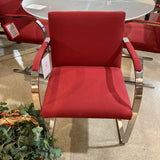 Knoll Brno Flat Bar Armchair CHAIR Red 23w20d31h