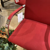 Knoll Brno Flat Bar Armchair CHAIR Red 23w20d31h