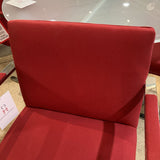 Knoll Brno Flat Bar Armchair CHAIR Red 23w20d31h