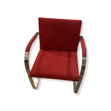 Knoll Brno Flat Bar Armchair CHAIR Red 23w20d31h