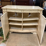 Decorated 2-Door Cabinet BUFFET/SIDEBOARD 46Wx24Dx35H