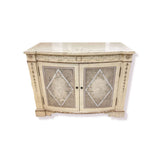 Decorated 2-Door Cabinet BUFFET/SIDEBOARD 46Wx24Dx35H