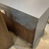 Modern Wood 1-Drawer w/ Lower Shelf NIGHTSTAND Grey 24Wx18Dx24H