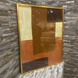 Abstract Print In Gold Frame ART WORK 24x30