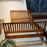 Harden Mid Century Modern Shaker Queen Bed BEDS 62w86d45h