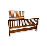 Harden Mid Century Modern Shaker Queen Bed BEDS 62w86d45h