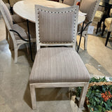 Mike Bell Reclaimed Barn Wood & Custom Upholstery DINING CHAIRS 23w23d40h