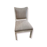 Mike Bell Reclaimed Barn Wood & Custom Upholstery DINING CHAIRS 23w23d40h