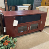 Baker Road 4-Door Entertainment Center MEDIA CONSOLE Cherry 52w22d29h