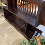 Sunpan Ikon Morrissey 3-Tier Modern Wood BOOK SHELF 47w16d47h