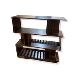 Sunpan Ikon Morrissey 3-Tier Modern Wood BOOK SHELF 47w16d47h