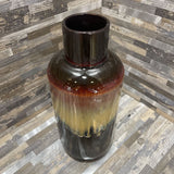 Ceramic Drip Glaze Vase ACCESSORIES 4Wx10.5H