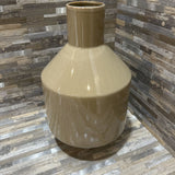 Stoneware Vase ACCESSORIES Beige 8d14h