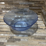 Ribbed Glass Bowl ACCESSORIES Blue 10d4h