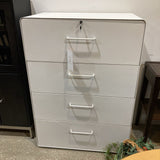Poppin Stow 4-Drawer Lateral FILE CABINET White 36w20d50h