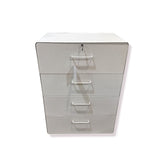 Poppin Stow 4-Drawer Lateral FILE CABINET White 36w20d50h