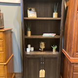 Martin Furniture Sonoma Brown Executive Bookcase With Doors BOOK SHELF 36w14d78h