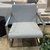 Room & Board Lira Stainless Steel LOUNGE CHAIRS Gray 27w28d29h