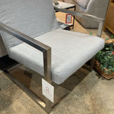 Room & Board Lira Stainless Steel LOUNGE CHAIRS Gray 27w28d29h