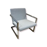 Room & Board Lira Stainless Steel LOUNGE CHAIRS Gray 27w28d29h