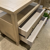 Celine 2-Drawer NIGHTSTAND Whitewash 28w17d27h