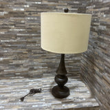 Pedestal Style Metal Lamp TABLE LAMP 7d27h