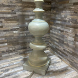 Transitional Wood TABLE LAMP Blue 6d30h