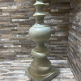 Transitional Wood TABLE LAMP Blue 6d30h