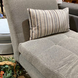 Contemporary Tufted Chaise Lounge CHAISE Gray 33w60d38h