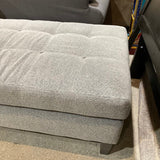 Contemporary Tufted Chaise Lounge CHAISE Gray 33w60d38h