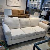Fabric Roll Arm 3-Seater SOFA 84w38d36h