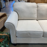 Fabric Roll Arm 3-Seater SOFA 84w38d36h