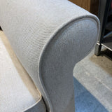 Fabric Roll Arm 3-Seater SOFA 84w38d36h