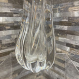 Orrefors Sweden Crystal Siljan Vase By Jan Johansson ACCESSORIES 4Wx10.5H