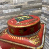 Antique 1922 Edmondson's English Toffee Tin ACCESSORIES 5Wx9.5H