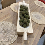 Wood Handmade Dough Bowl ACCESSORIES 40w10d4h