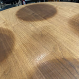 Bradshaw Round DINING TABLE Walnut 47d30h