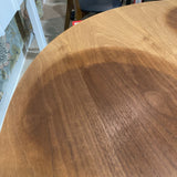 Bradshaw Round DINING TABLE Walnut 47d30h