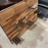 Rustic Wood Plank Wall Shelf ACCESSORIES 40Wx7Dx31H