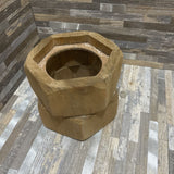 Wood Candle Holder ACCESSORIES 6w6d5h