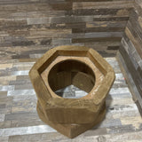 Wood Candle Holder ACCESSORIES 6w6d5h