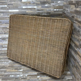 Oversized Woven Rattan Tray ACCESSORIES 24w18d6h