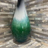 Art Glass Bottle Shaped Vase ACCESSORIES 5.5Wx16H