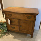 Antique Victorian Style Oak BUFFET/SIDEBOARD 35w19d30h