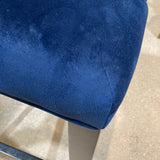 Tufted Upholstered Velvet Bar Height BAR/COUNTER STOOL Nacy 22w19d42h