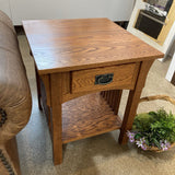 Mission Style 1-Drawer NIGHTSTAND 22w24d25h