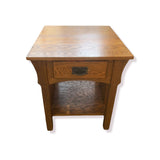 Mission Style 1-Drawer NIGHTSTAND 22w24d25h