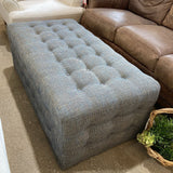 Upholstered Tufted Fabric Coffee Table/Bench FURNITURE 49w25d18h